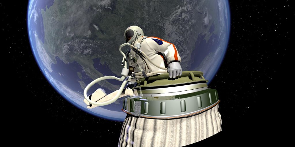 Affiche : À l'Aube de l'Ère Spatiale